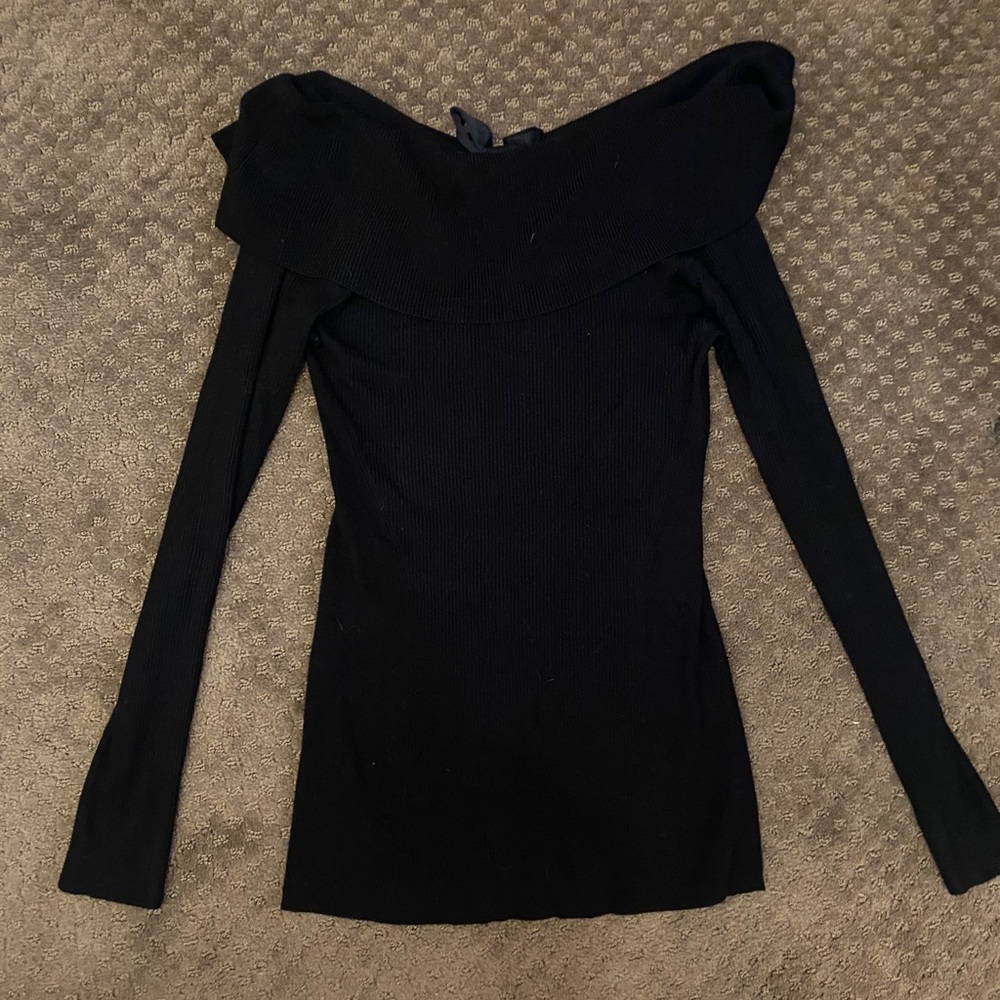 Beautiful black off shoulder sweater